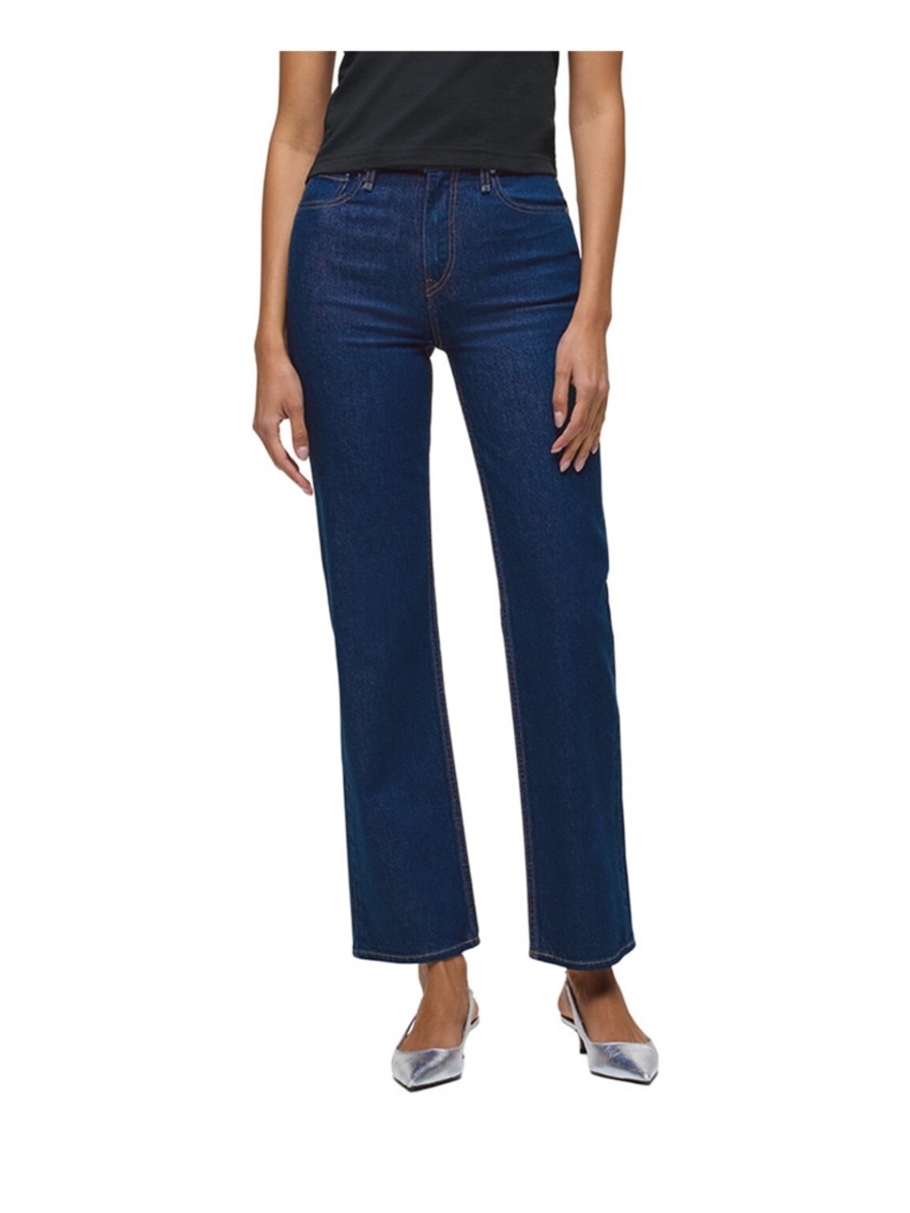 Hudson Jeans Remi Rinse High Rise Straight Leg jeans in refined vintage